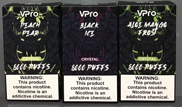 Vpro Crystal 8000 puffs